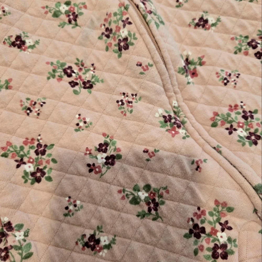 SOLD LIttle Planet by Carter's quilted floral coveralls, Baby Girl 12 Months - Picture 3 of 5